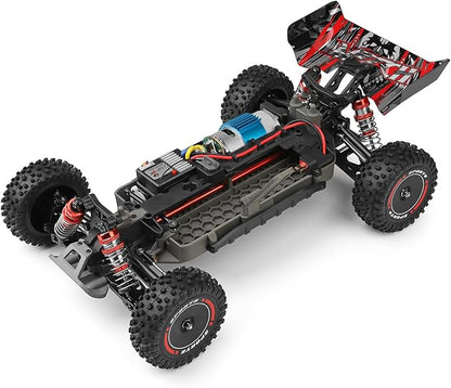 GoolRC WLtoys 124010 RC Cars for Adults 1:12 Scale Remote Control Car 4WD 55KM/H High Speed RC Racing Car 2.4GHz All Terrains Off Road RC Buggy Trucks for Teens (Black)