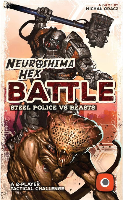 Neuroshima Hex Battle by Portal Games | Ages 8 and Up | A 2 Player Tactical Challenge | 20-30 Minute Playing Time