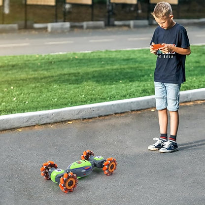 Gesture Sensing RC Stunt Car for Boys 6-12 Year Old 4WD Remote Control Cars Toys with Lights Music Best Birthday Gifts for Kids 2.4Ghz Hand Control Drift Car