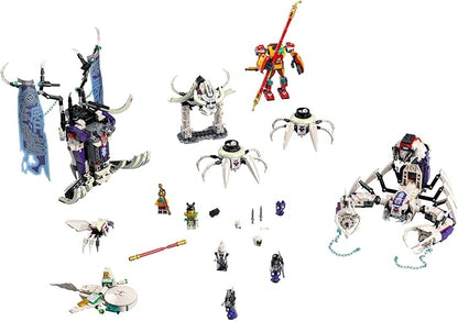 LEGO Monkie Kid The Bone Demon 80028 Creative Toy Building Kit Awesome Play-as-You-Build Set for Kids (1375 Pieces)