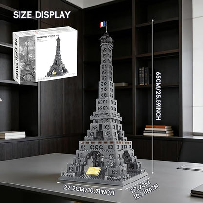 Eiffel Tower Building Set 976 Pieces Paris Architecture Model Kit with French Flag &amp Nameplate Romantic France Landmark Souvenir Gift 3D Construction Puzzle for Adults &amp Teens
