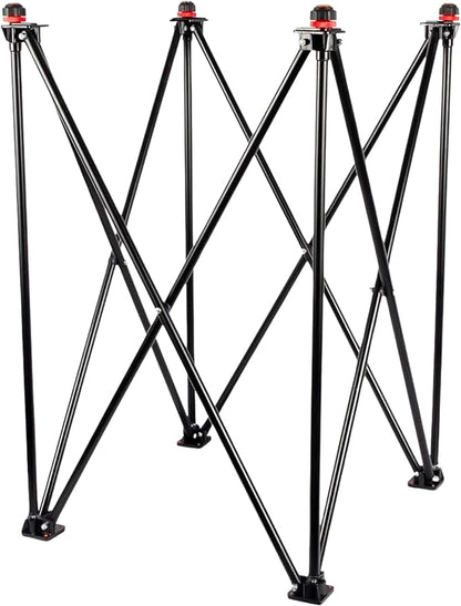 AnNafi® Carrom Stand | Professional Carrom Board Stand | Easy Adjustable &amp Foldable Four Fold Stand with Compact Design | Combination of Full Size Metal Pipe Iron Rod &amp PVC | Indoor Games Fun