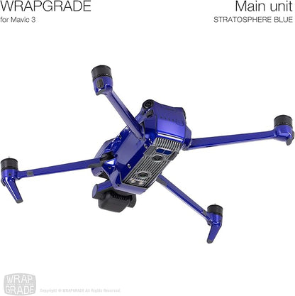 WRAPGRADE Full Skin Stickers for DJI Mavic 3 / Mavic 3 Classic (STRATOSPHERE BLUE)