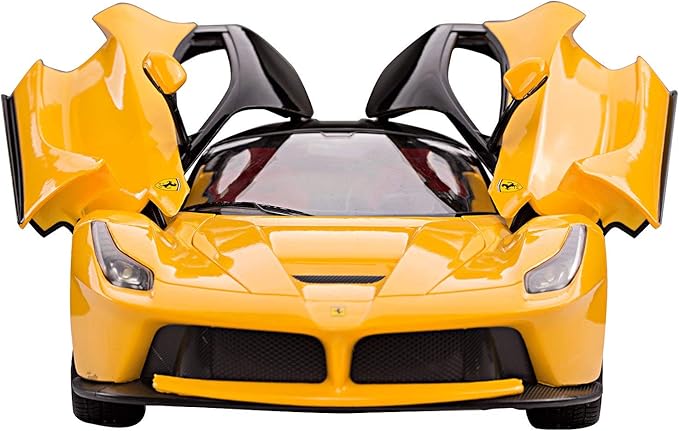 1/14 Scale Ferrari La Ferrari LaFerrari Radio Remote Control Model Car R/C RTR Open Doors (Yellow) by FMTStore