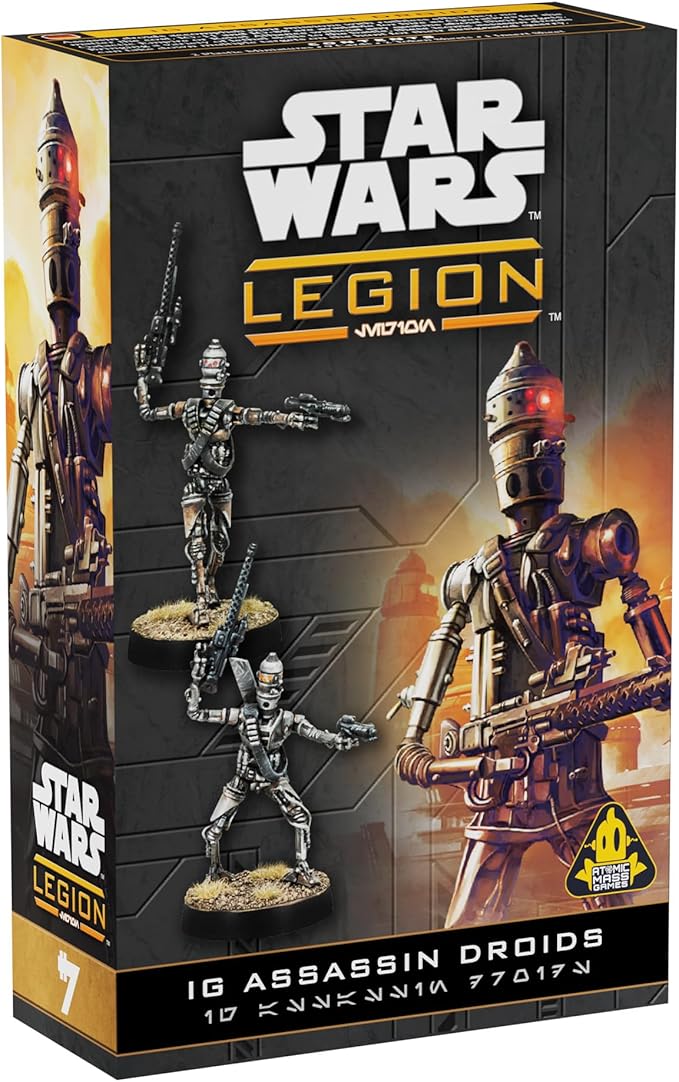 Asmodee Star Wars: Legion IG-Series Assassin Droids Expansion - Tabletop Miniatures Game Strategy Game for Kids and Adults Ages 14+ 2 Players 3 Hour Playtime