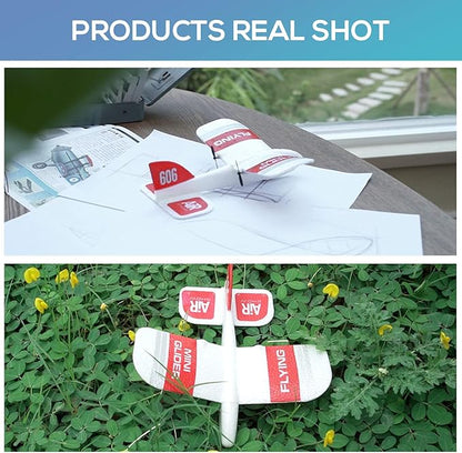 GoolRC KF606 RC Plane 2.4Ghz Remote Control Airplane EPP Foam Fixed Wing Plane RTF Ready to Fly Gliding Aircraft Model Toys with 3 Battery for Beginner