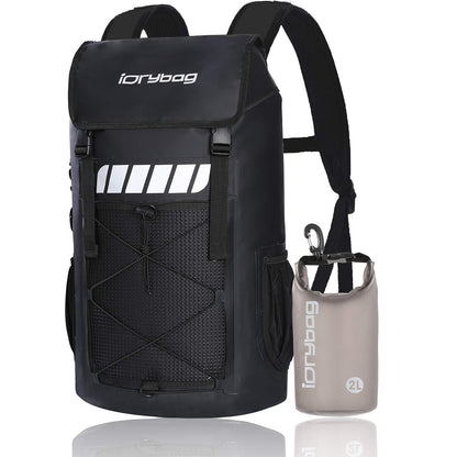 IDRYBAG Waterproof Backpack for Men 25L/45L, Dry Bags Kayak, Dry Backpack Camping Hiking