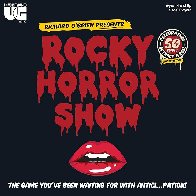 University Games Rocky Horror Show Party Game for Lovers of Rocky Horror Picture Show Ages 12 and Up