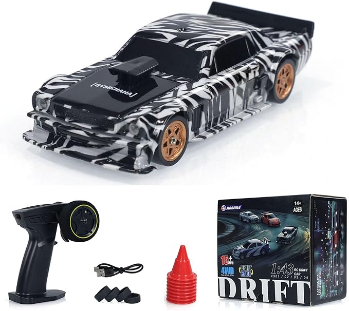 TOUCAN RC HOBBY 1/43 RC Drift Car 4WD RC 2.4g Mini Race Vehicle High Speed Model Radio Control Drift Car Gifts