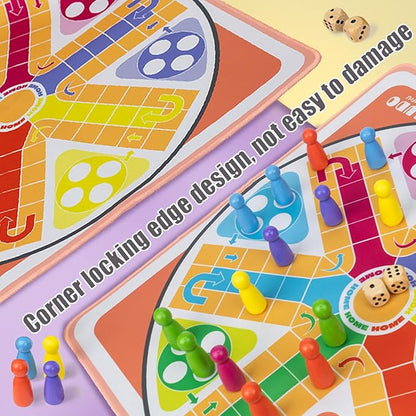 20 Inches Ludo Board Game2-6 Players Ludo Game for AdultsLudo &amp Parcheesi Board Games Suitable for Family Gathering &amp Party Night (Ludo Instruction Included)