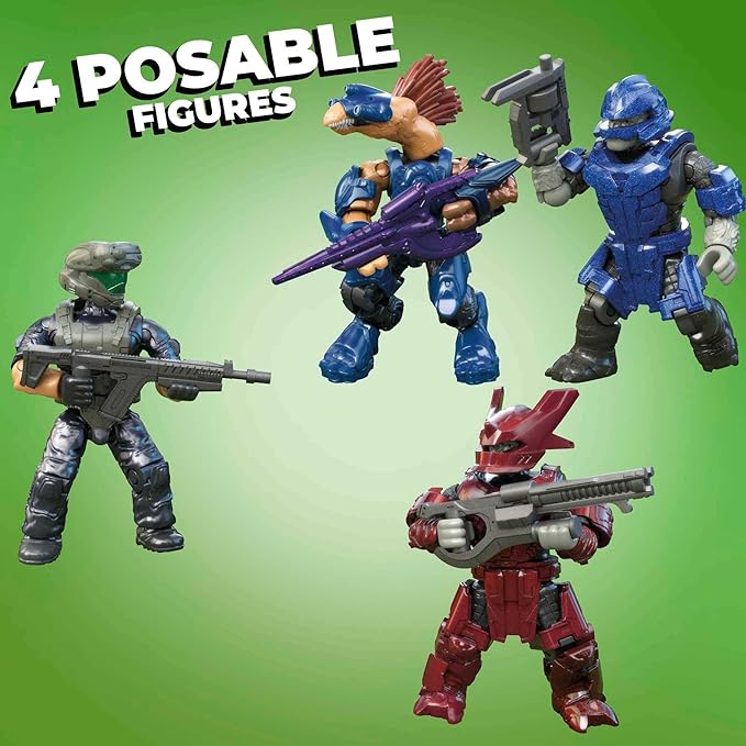 MEGA Halo UNSC Gungoose Gambit Attack Vehicle Halo Infinite Construction Set Building Toys for Boys