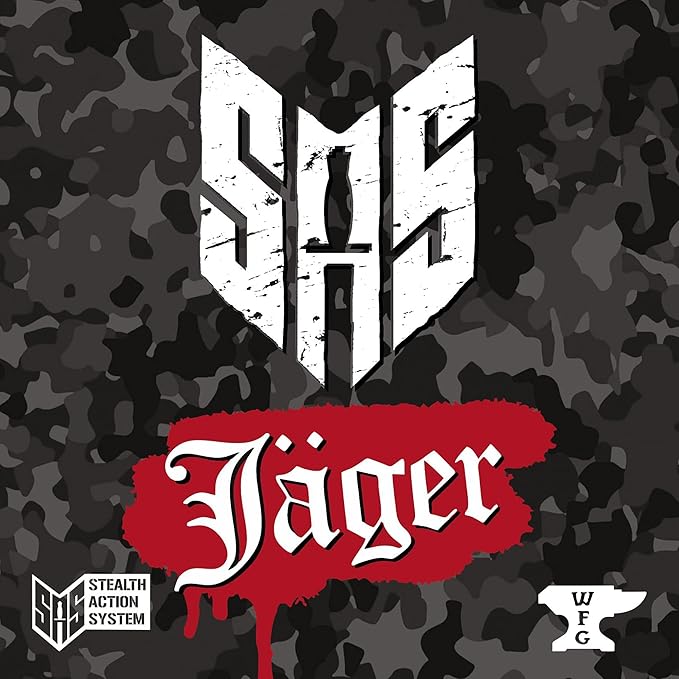 Word Forge Games: SAS Rogue Regiment - Jager Expansion - Strategy Board Game WWII Stealth Action Game Military Theme Ages 14+ 1-4 Players 60 Min
