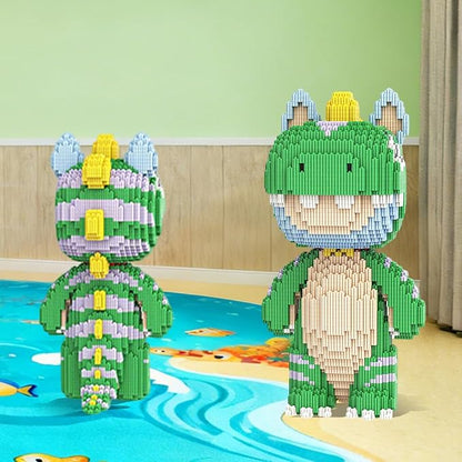 DAHONPA Creative Dragon Horse Micro Building Blocks Set (3900 Pieces) Gift for Adults and Kids