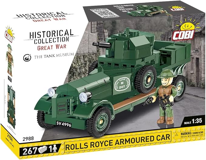 267 Pcs Hc Great War /2988/ Rolls Royce Armoured Car Scale1:35