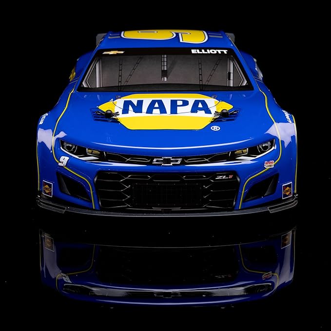 Losi 1/12 NASCAR RC Race Car Chase Elliott No. 9 2025 NAPA Chevrolet ZL1 2S AWD Brushed On-Road Battery &amp Charger Included Blue LOS1122509