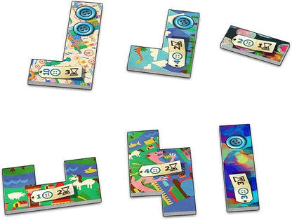 Lookout Games Patchwork Board Game (Revised Edition) - Interactive Quilting Puzzle Strategy Game Family Fun for Kids &amp Adults Ages 8+ 2 Players 30 Minute Playtime