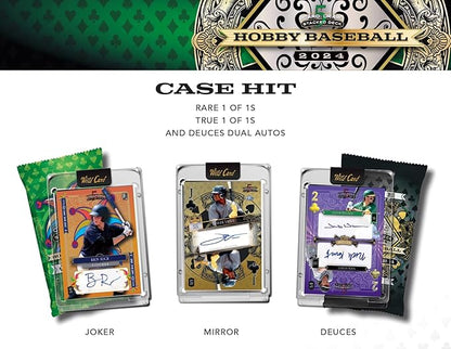 Wild Card 2024 5 Card Draw Stacked Deck Baseball Trading Card Box (5 Autographs Per Box)