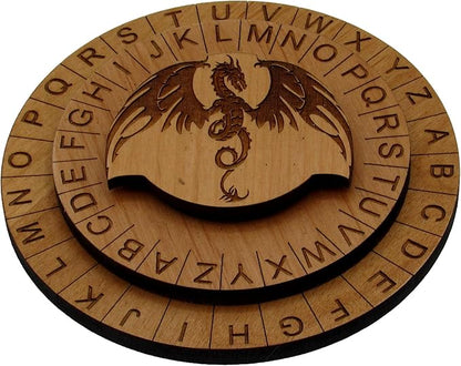 Creative Escape Rooms Dragon Cipher Wheel - Accessory for Table Top Gaming