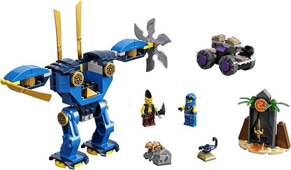 LEGO NINJAGO Legacy Jay’s Electro Mech 71740 Ninja Toy Building Kit Featuring Collectible Minifigures Great Gift for Kids Aged 4 and Up Who Love Imaginative Toys New 2021 (106 Pieces)
