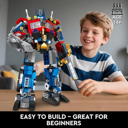 Transforming Robot Building Sets Easter 8 in 2 Robot Vehicle Models 769 PCS Creative Assembly Display Gift Christmas Birthday Ages 14+