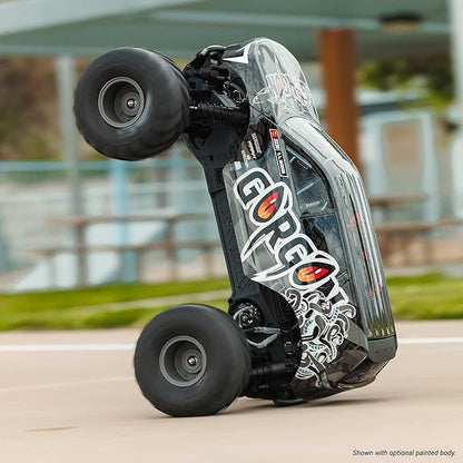 ARRMA 1/10 Gorgon 2WD RTA Kit Brushed Monster Truck (Battery &amp Charger Included) Clear ARA3230SKT2
