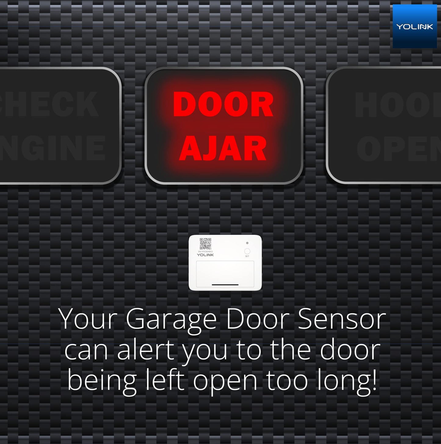 Smart Garage Door Kit with YoLink Hub - YoLink 1/4 Mile World's Longest Range Garage Door Controller and Wireless Sensor Compatible with Alexa IFTTT