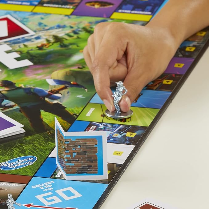 Monopoly: Fortnite Collector's Edition Board Game Inspired by Fortnite Video Game Board Game for Teens and Adults Ages 13 and Up