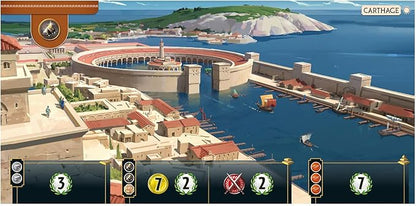 Asmodee 7 Wonders Edifices Board Game EXPANSION - New Challenges and Majestic Wonders Await Civilization Strategy Game for Kids and Adults Ages 10+ 3-7 Players 30 Min Playtime