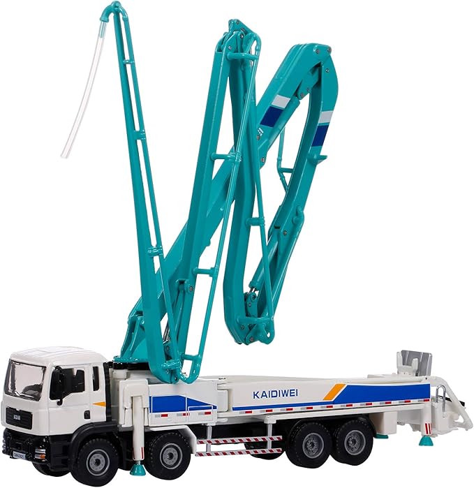 GoolRC Concrete Pump Truck 1:55 Scale Diecast Car Model Car Simulation Engineering Machine Model