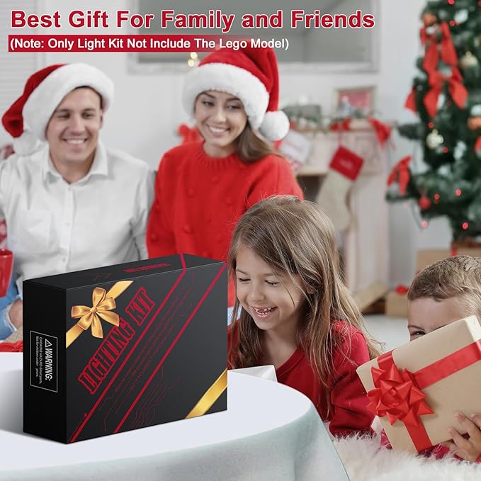 Upgraded Led Light Kit for Lego Up House 100 Celebration Building Toy Set Compatible with Lego 43217 Gift Idea for Boys Girls and Kids (Model Not Included)