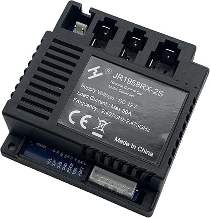 JR1958RX-2S 2.4G Remote Control and Receiver for Kids Ride On Toys 12V Control Box Motherboard Accessories Ride On Car Replacement Parts