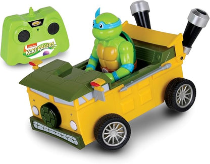 Nick Kart Racers - 2.4GHz RC TMNT in Party Wagon Straight from The Game “Nickelodeon Kart Racers 3: Slime Speedway” Full Function Fun Grippy Tires for Ultimate Traction