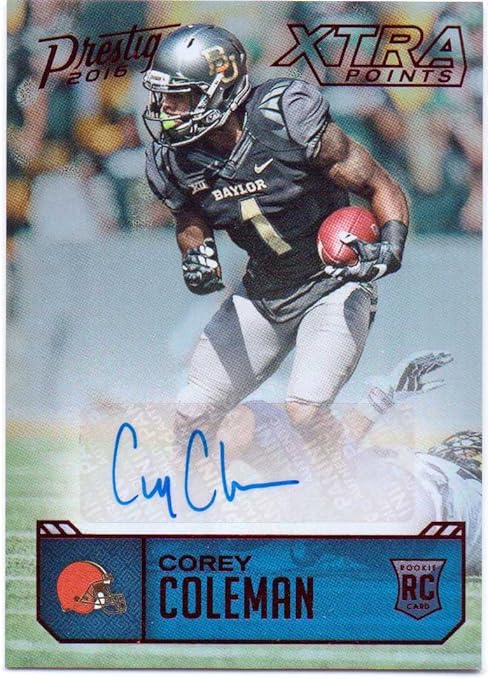 Corey Coleman 2016 Prestige Xtra Points Red Autograph Rookie #CCO-22 - Cleveland Browns
