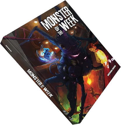 Evil Hat Productions LLC Monster of The Week: Hardcover Edition - RPG Book for 3-5 People Supernatural Mysteries Adds 2 New Playbooks Start Hunting Action Horror Roleplaying Game