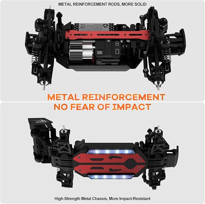 Nikuku Remote Control Car High Speed All Terrain Off Road Fast RC Cars with 2.4 GHz1:20 Scale Max 38 KPH 4WD Electric RC Truck Toys Christmas Birthday Gifts for Adults &amp Teen Boys