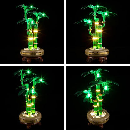 BRIKSMAX Light Kit for Lego-10344 Lucky Bamboo -Led Lighting Kit Compatible with Lego The Botanical Collection Building Set- Not Include Lego Set