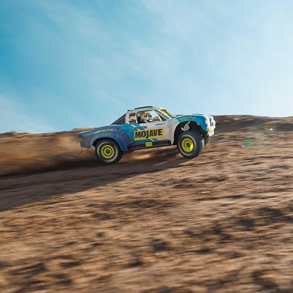 ARRMA RC Truck Mojave GROM 4x4 Smart Small Scale Desert Truck RTR (with Battery and Charger Included) Blue/White ARA2104T2