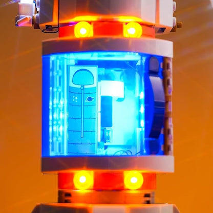 VONADO LED Light Kit Compatible with Lego Mars Space Base and Rocket 42605 (Lights Only No Models) Creative Lighting Set Accessories Compatible with Lego 42605 Building Set