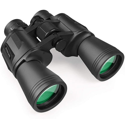 RONHAN Binoculars for Adults High Powered, Military Compact HD Professional/Daily Waterproof 20x50 Binoculars for Bird Watching Travel Hunting Football Games Stargazing with Carrying Case & Strap