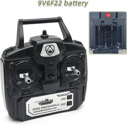 fisca Remote Control Tank 2.4Ghz 15 Channel 1/20 Sherman M4A3 Main Battle RC Tank that Shoot BBS Airsoft for Kids Age 10 11 12-16 Year Old
