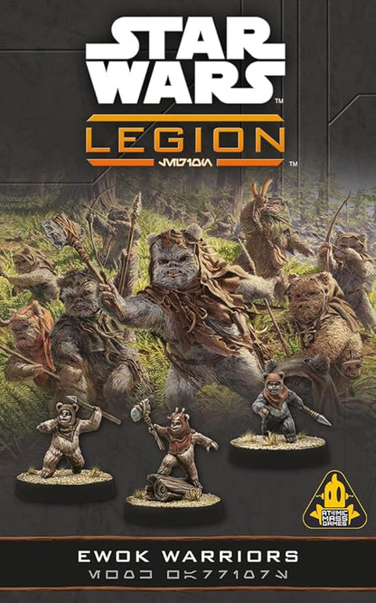 Asmodee Star Wars: Legion Ewok Warriors - Rebel &amp Bright Tree Village Battle Force Unit Expansion Tabletop Miniatures Strategy Game for Kids &amp Adults Ages 14+ 2 Players 90 Min Playtime
