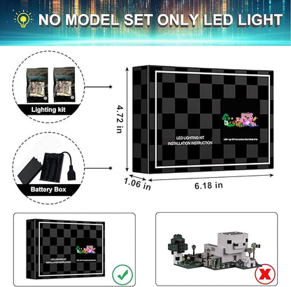 LED Light Kit for Lego 21268 The Baby Pig House Set Compatible with Lego 21268 Building Blocks Model(Not Include Blocks Set)