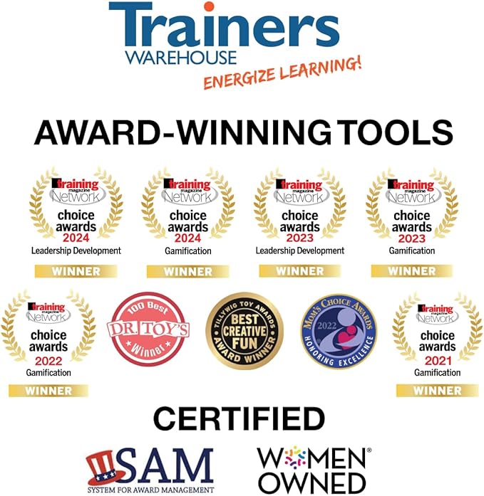 Trainers Warehouse TeamWRITER® Team Building Game | A Fun Collaborative &amp Challenging Activity - Perfect for Any Office or School Group
