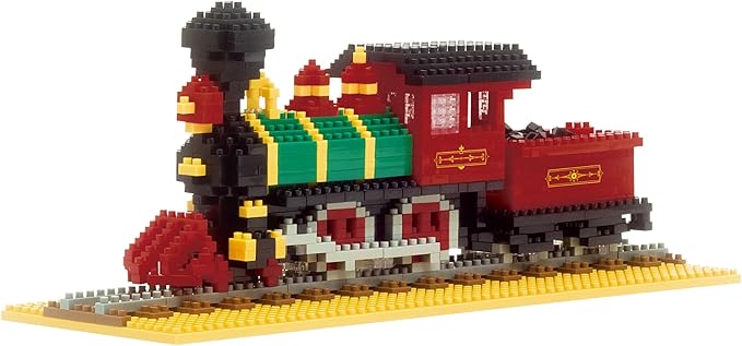 nanoblock - Vehicles - Steam Locomotive 4-4-0 Advanced Hobby Series Building Kit