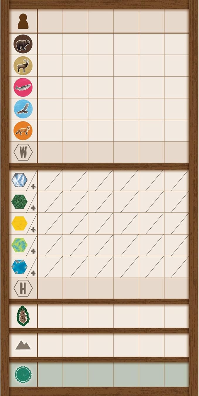 AEG &amp Flatout Games | Cascadia: Landmarks - Expansion for Award-Winning Board Game Cascadia | Easy to Learn | Quick to Play | Ages 10+ | Adds 5th &amp 6th player