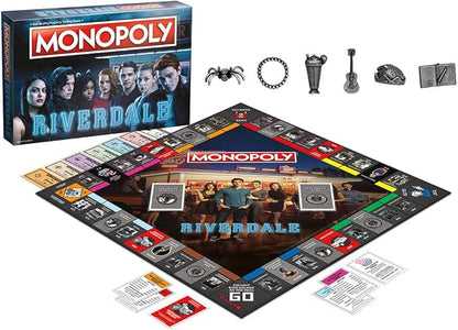 Monopoly Riverdale Board Game | Official Riverdale Merchandise | Based On The Popular CW Show Riverdale | A Great Riverdale Gift for Show Fans
