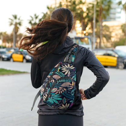 G4Free RFID Sling Bag Crossbody Backpack Casual Chest Shoulder Daypack Gym Bag for Hiking Travel 7L
