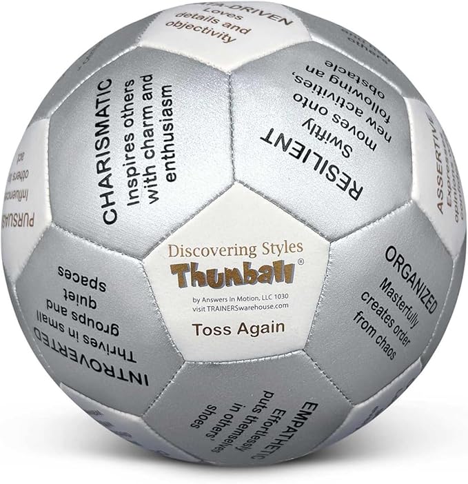 Trainers Warehouse 6 Thumball Collection 32 Prompts for Conversation Team Building Relationship and Training