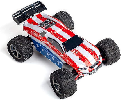 SummitLink Custom Body Flag Strip Style Compatible for e-Revo Mini 1/16 Scale RC Car or Truck (Truck not Included) ERMN-F-01