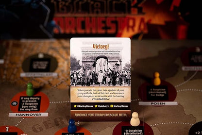 Black Orchestra 2nd Edition Board Game | Cooperative WWII Strategy for 1–5 Players Age 14+ | Historical Conspiracy Stealth Planning &amp Replayable Event-Driven Gameplay